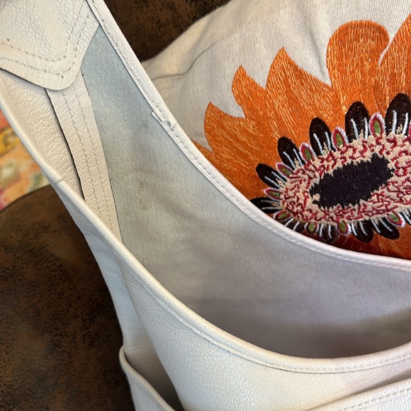 Coach white leather sling hobo - traded with a “friend”  (Style Number 27925) - Picture 12 of 16